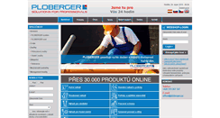 Desktop Screenshot of ploberger.cz