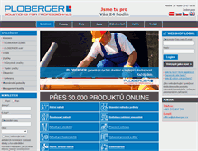 Tablet Screenshot of ploberger.cz